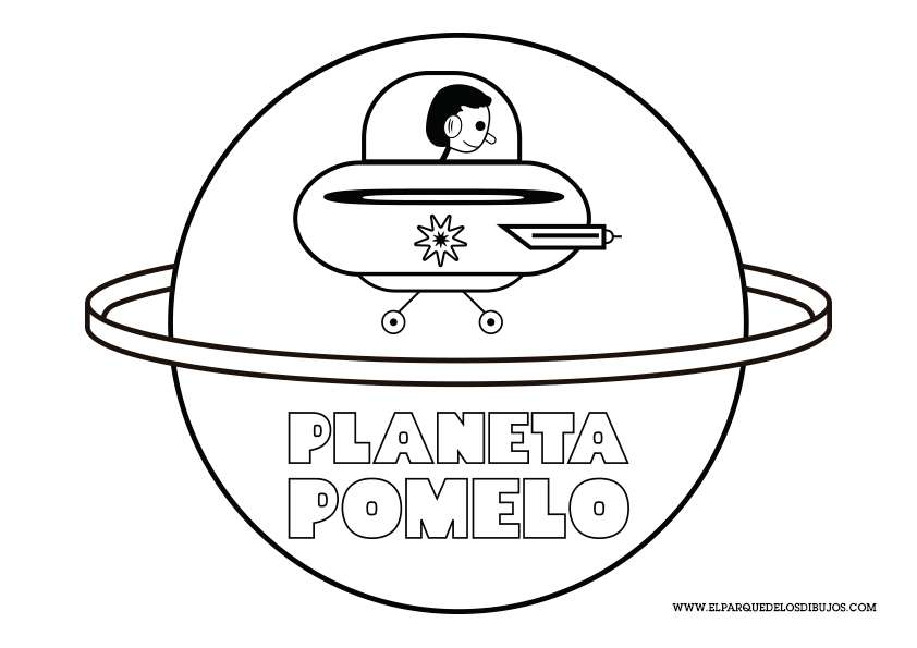 Dibujo de Duna y Rosi y Planeta Pomelo para colorear cap.1 1