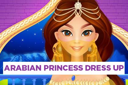 En este juego para chicas podrás vestir a las preciosas princesas árabes