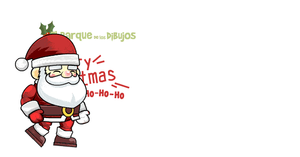 Animación dibujos animados de Navidad papá Noel Santa Claus Merry Christmas Ho Ho Ho