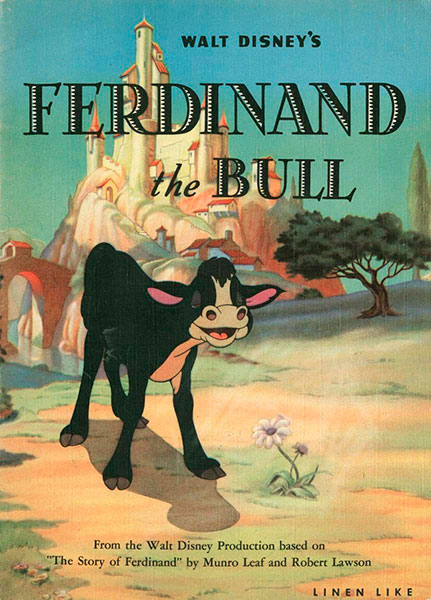 Cortometraje de dibujos animados Ferdinand the Bull ganador del Óscar al mejor cortometraje animado en 1938