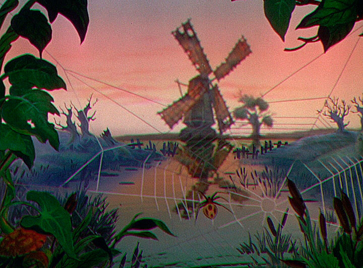 Cortometraje de dibujos animados de Disney del año 1937 ganador del Óscar al mejor corto de animación 'El viejo molino' o 'The old mill'