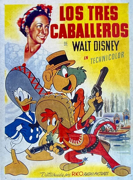 Cartel de la pelicula Los Tres Caballeros (The Three Caballeros) Cartel de la pelicula Los Tres Caballeros (The Three Caballeros)