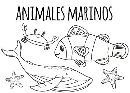 Dibujos de animales marinos para colorear, dibujo de un pez raya