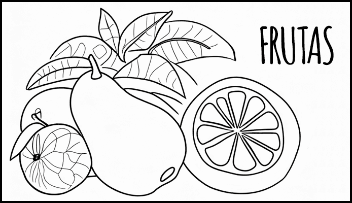Dibujos de frutas