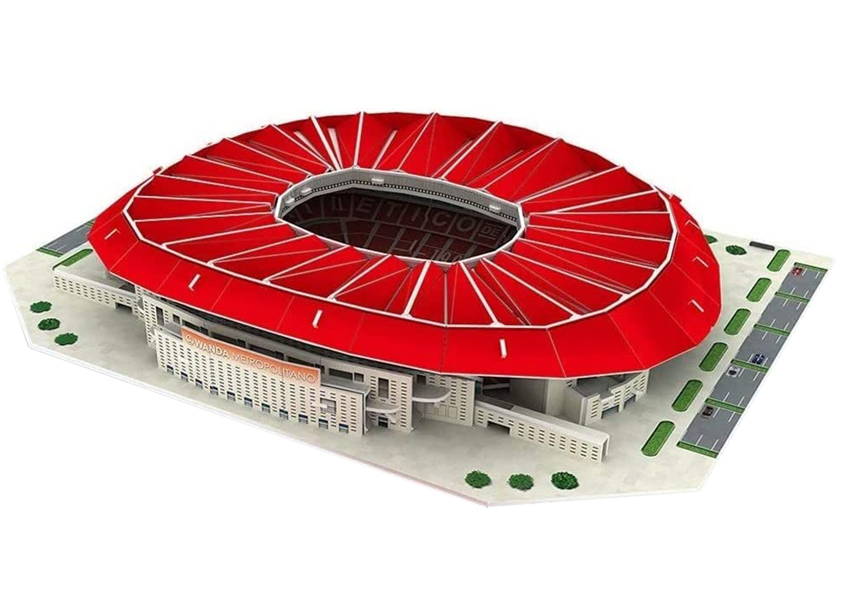 Dibujo del estadio Estadio Metropolitano del Club Atlético de Madrid. Campo de fútbol del Atléti para descargar. Campo de fútbol del Atlético de Madrid para imprimir.