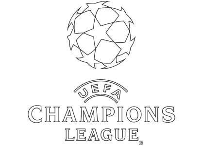 Coloring page of the UEFA Champions League logo