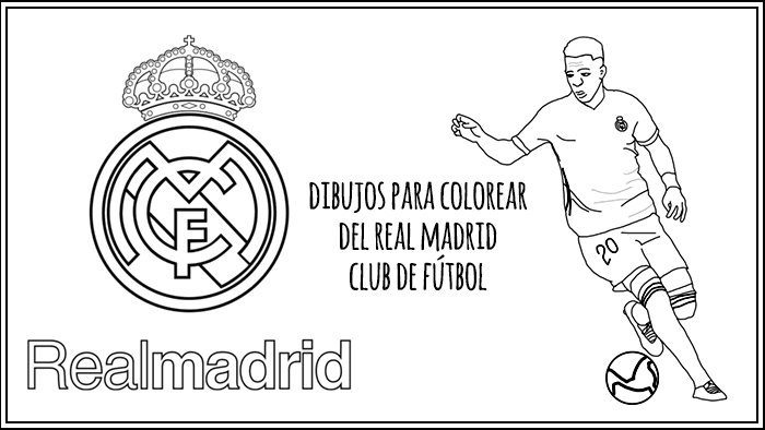 Dibujos colorear del Real Madrid Club de Fútbol