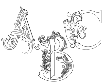 Dibujos para colorear las letras del abecedario