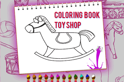 juego para colorear online dibujos de juguetes