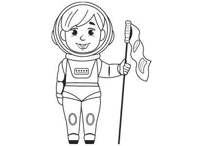Dibujos de astronautas, dibujos para colorear astronautas, dibujos de  astronautas para imprimir y pintar