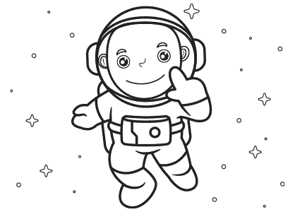 Dibujos de astronautas, dibujos para colorear astronautas, dibujos de astronautas  para imprimir y pintar