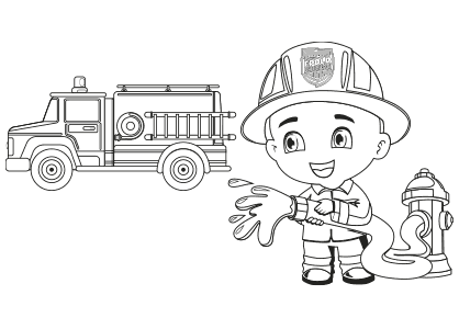 imagen para imprimir por el día de los bomberos voluntarios