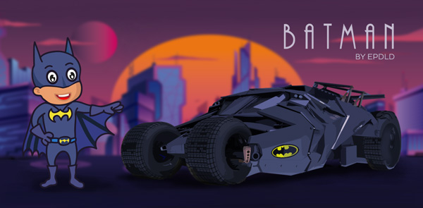 Dibujo Batman by EPDLD para descargar