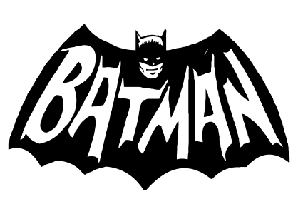 Dibujo del logo de Batman clásico
