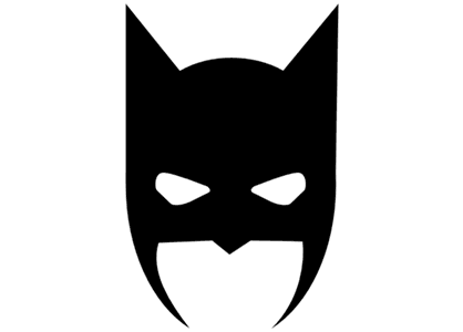 Dibujo de la máscara de Batman para imprimir