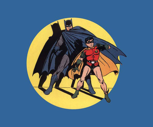 Dibujo de Batman y Robin