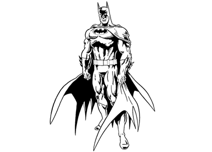 Dibujo de Batman estilo cómic