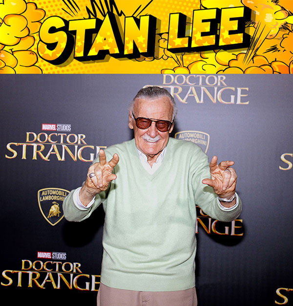 Stan Lee es el dibujante creador de Spiderman