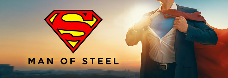 Superman el hombre de acero, man of steel
