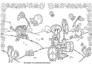 Dibujos Para Colorear Bob Esponja Imprimir