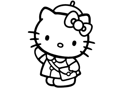 Dibujos de Hello Kitty, dibujos para colorear de Hello Kitty, dibujos de Hello  Kitty para imprimir y pintar