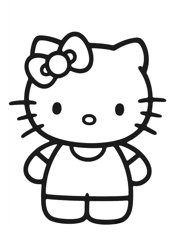  Dibujo de Hello Kitty.  Dibujo de Hello Kitty.