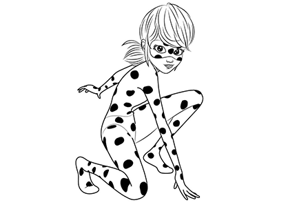 Dibujos para colorear Ladybug Miraculous