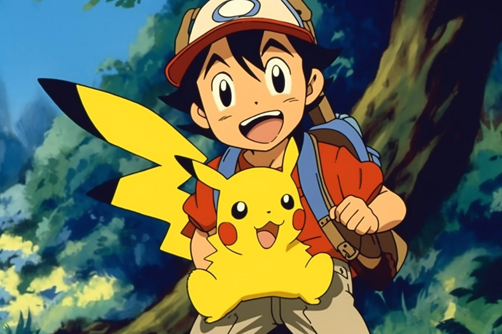 Imagen retrato para descargar de Pikachu realizado con pincel al óleo