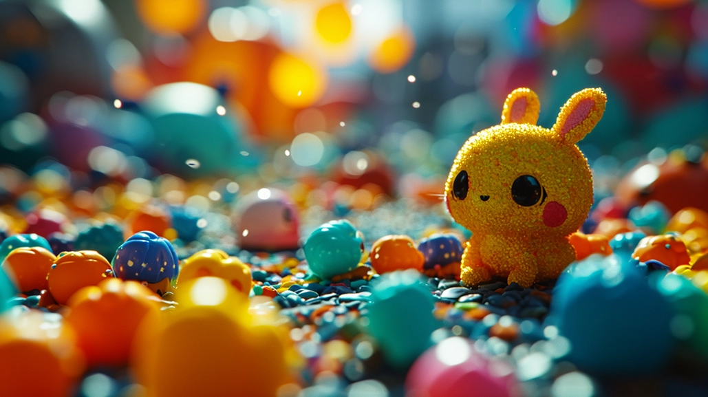 Imagen retrato para descargar de Pikachu realizado con pincel al óleo