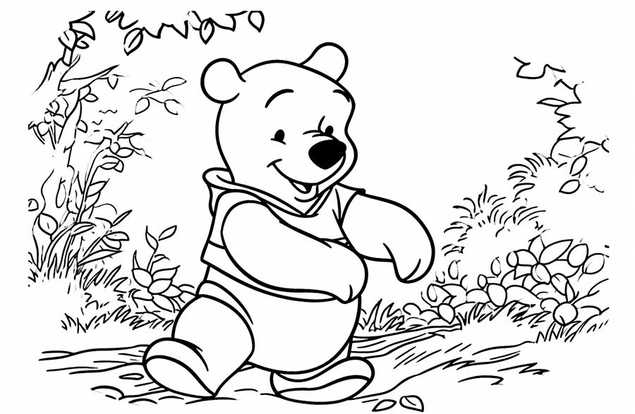 dibujos de winnie the pooh para colorear