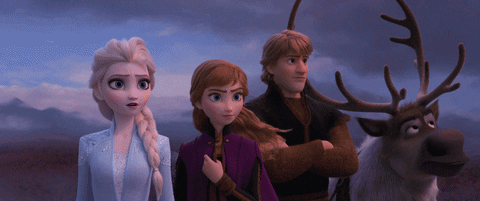 Los protagonistas de Frozen Elsa Anna Kristoff Olaf y Sven