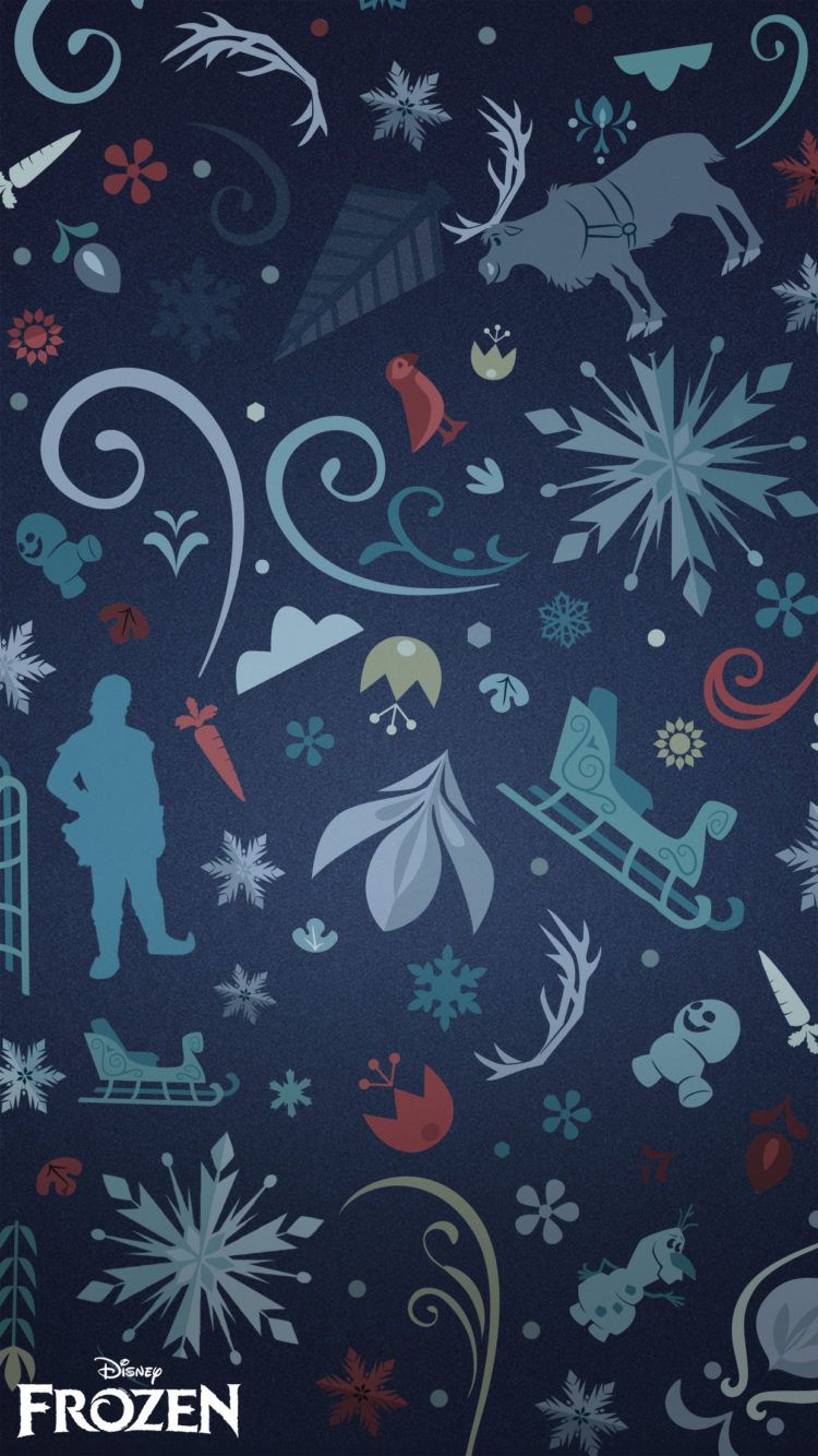 Poster para decorar con motivos de Frozen.