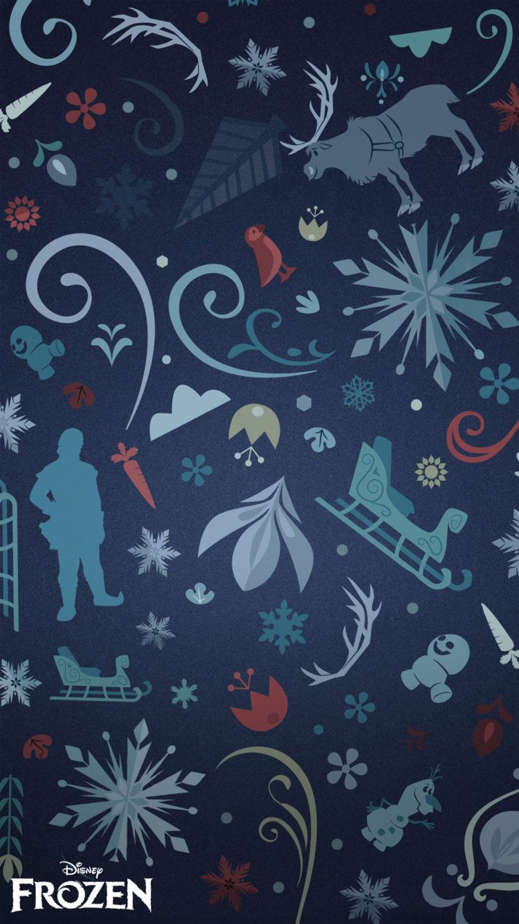 Poster para decorar con motivos de Frozen. Poster para decorar con motivos de Frozen.