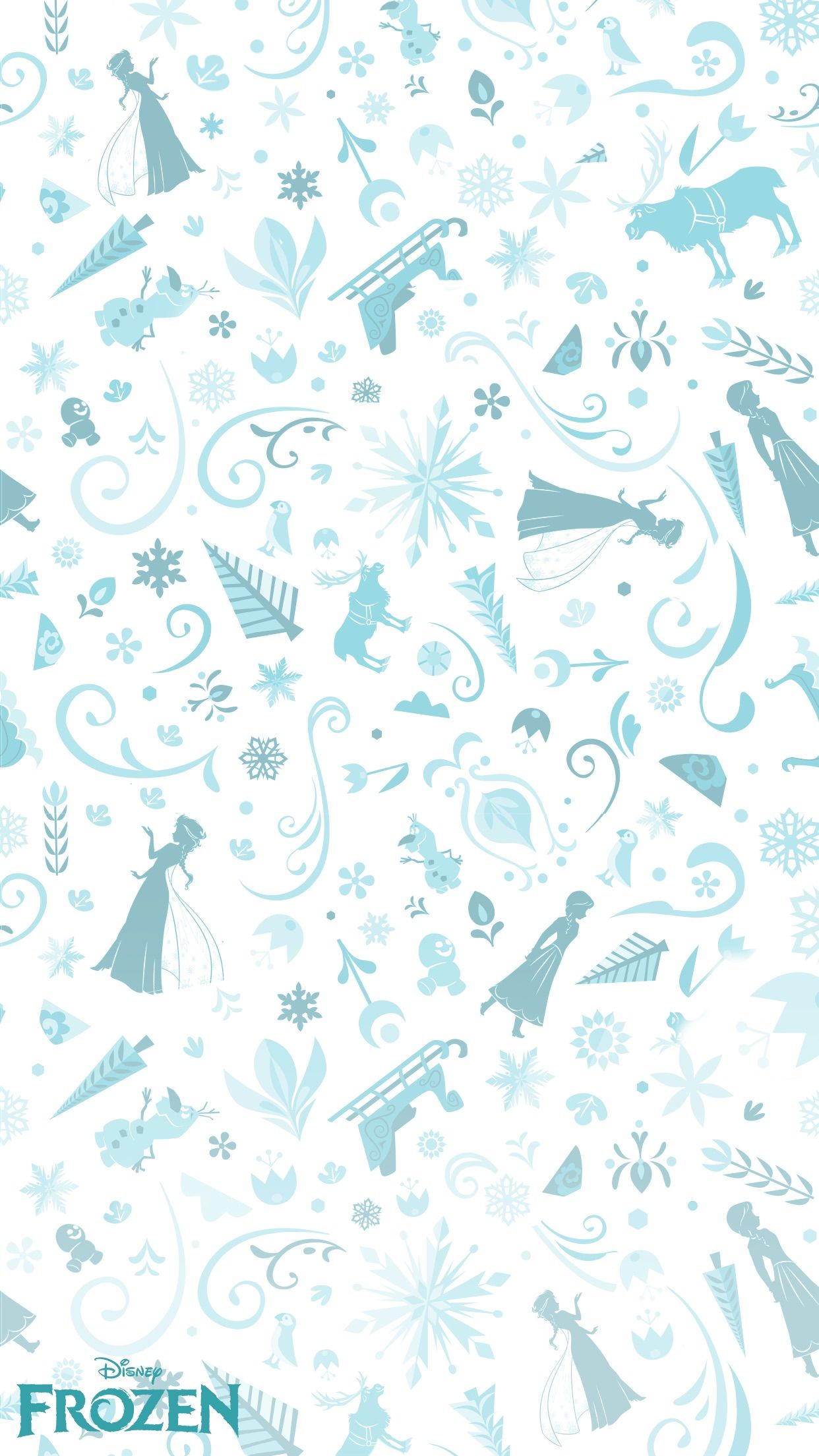 Pattern para decorar de Frozen