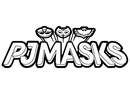 Dibujo del logo de PJ Masks para colorear