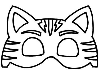 Dibujos de PJ Masks, máscara de Buhita Owlette