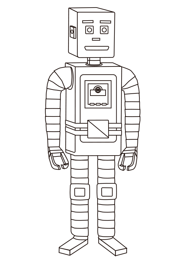 Dibujo del robot Walt-5m para colorear
