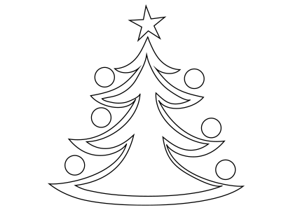 Dibujos de Navidad, dibujos navideños para colorear, imprimir y pintar