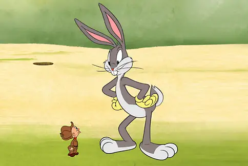 Serie de dibujos animados de Bugs Bunny Looney Tunes.