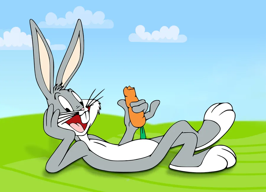 Imagen de Bugs Bunny, el conejo de la suerte