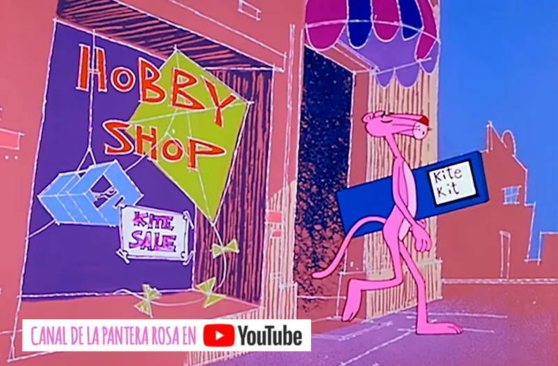 Canal de La Pantera Rosa en YouTube.