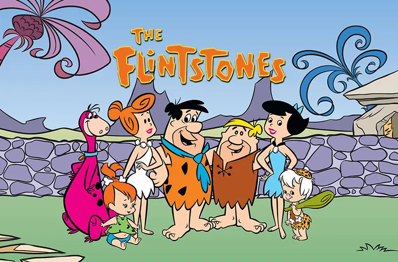 Dibujos animados de Los Picapiedra. The Flintsones.