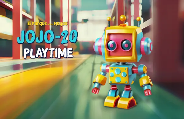 Imagen en color del juguete robot JoJo 20 playtime