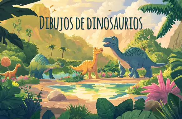 Colección de dibujos de dinosaurios Colección de dibujos de dinosaurios