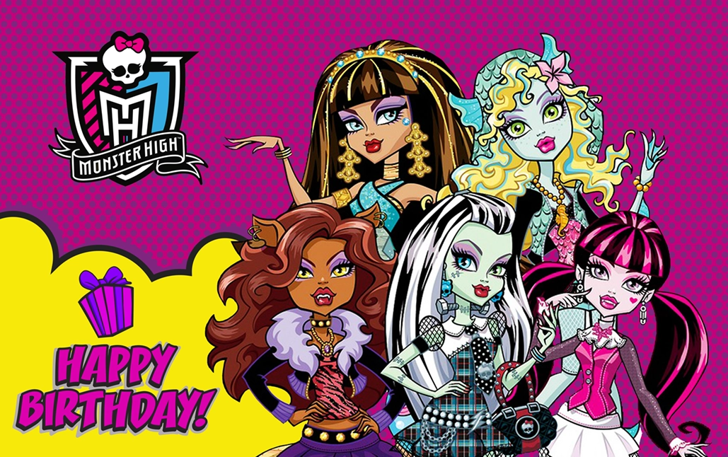 Dibujo para niñas de las Monster High