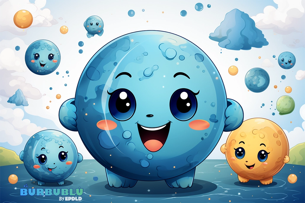Image of cartoon series for children The Burbublú Bubbles nº 1