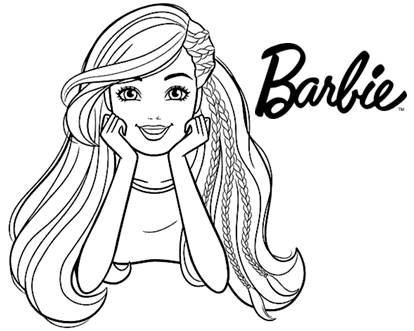 Free printable Barbie coloring pages