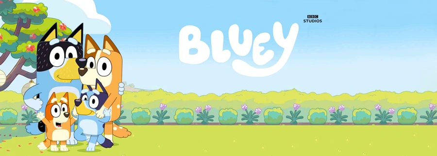 Bluey TV series, coloring pages and drawings