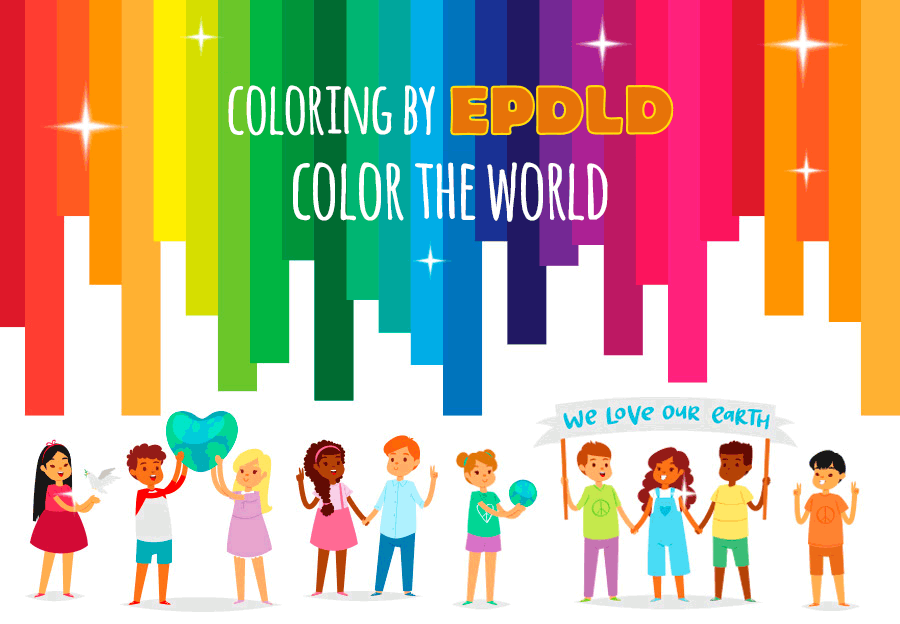 Coloring by EPDLD. Color the world.