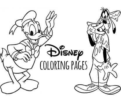 Free printables Disney coloring pages